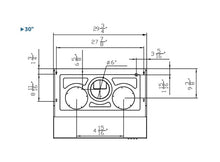 Load image into Gallery viewer, Pacific PR-1830AS Essential Range Hood, 2 Speed, 550 CFM, LED Lighting , Stainless Steel, 30"