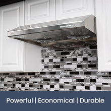 Load image into Gallery viewer, Pacific AC 3000BS AutoClean Range Hood, 2 Speed, 4W LED, Stainless Steels, 30"