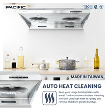 Load image into Gallery viewer, Pacific Power Series - PW-2300HAS Range Hood, 6 Speed, Electronic Control, LED Lighting, 30"