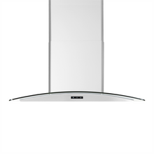 Load image into Gallery viewer, Pacific PR-9930AS Curved Glass Chimney, 5W LED, Stainless Steel, 30"