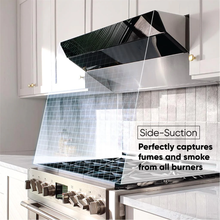 Load image into Gallery viewer, Pacific Side Suction PQ-6836AB CFM 1200 Ducted Wall Mount/Under Cabinet Range Hood (36&quot;)
