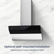 Load image into Gallery viewer, Pacific Side Suction PQ-6836AB CFM 1200 Ducted Wall Mount/Under Cabinet Range Hood (36&quot;)
