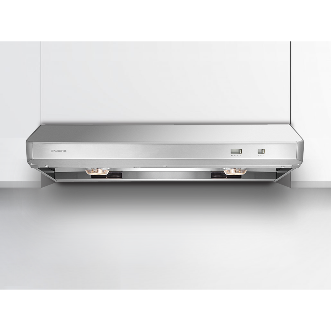 Pacific PR-3030BS Eco Range Hood, 3 Speed, 4W LED, Stainless Steel, 30